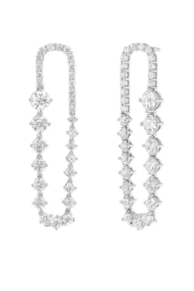 Melissa Kaye Stella Diamond Ellipse Earrings | Thumbnail 1 Melissa Kaye Stella Diamond Ellipse Earrings | Thumbnail 1