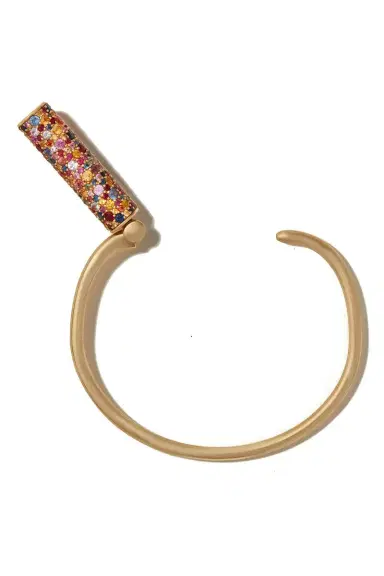 Marla Aaron Stoned Trundle Lock Bracelet | Thumbnail 3 Marla Aaron Stoned Trundle Lock Bracelet | Thumbnail 3