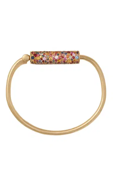 Marla Aaron Stoned Trundle Lock Bracelet | Thumbnail 1 Marla Aaron Stoned Trundle Lock Bracelet | Thumbnail 1