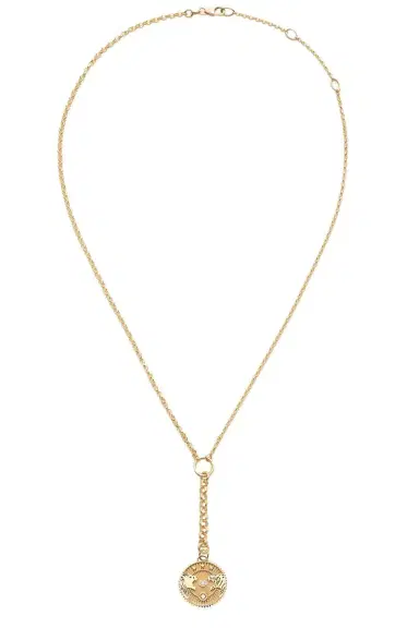 Foundrae Strength - Solar & Lunar Small Mixed Belcher Extension Necklace | Thumbnail 1