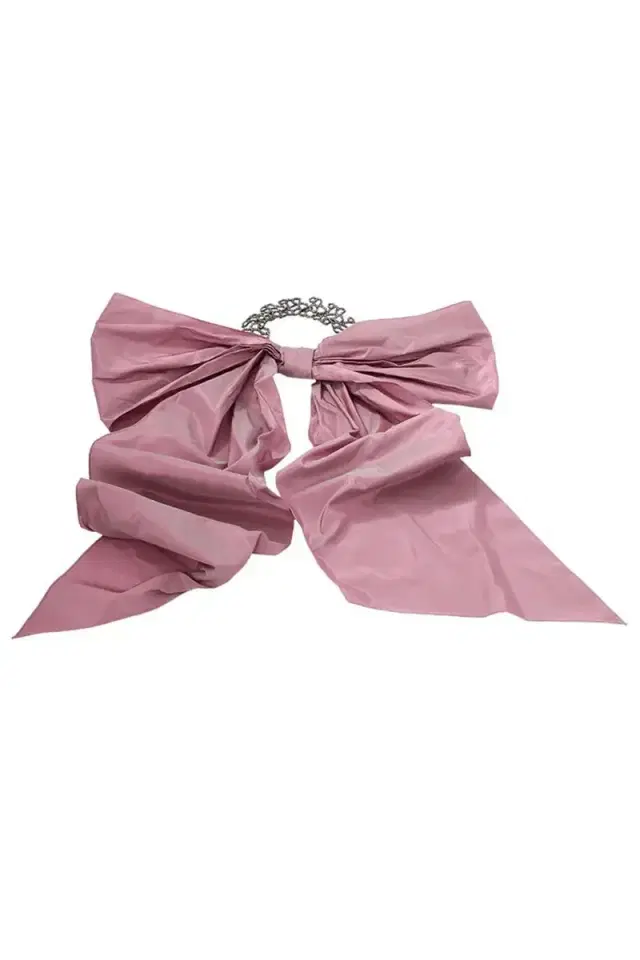 Oscar de la Renta Taffeta Bow On Pave Choker