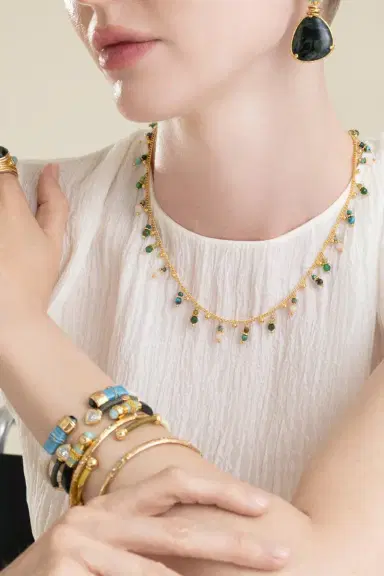 Gas Bijoux Tangerine Green PSP Necklace | Thumbnail 3