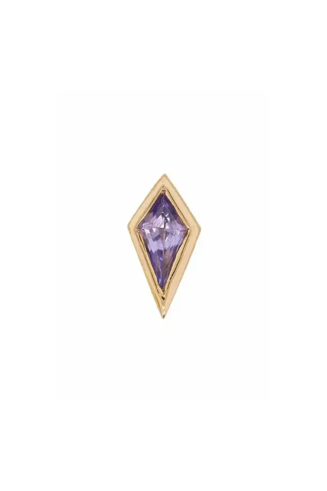 BVLA Tanzanite Kite Stud - 16G