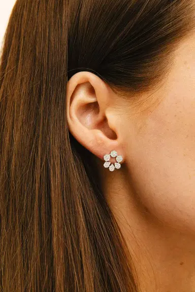 DANA REBECCA DESIGNS Taylor Beth Cut Out Stud Earrings | Thumbnail 2