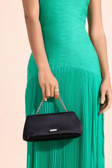 Aquazzura Temptation Mini Tote - Black Crystal Palladium | Thumbnail 3