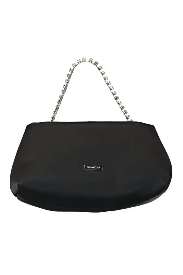 Aquazzura Temptation Mini Tote - Black Crystal Palladium