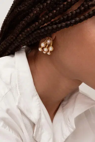 Sylvia Toledano Thalits Pearl Earrings | Thumbnail 3