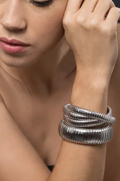 SIDNEY GARBER Three Band Rolling Bracelet | Thumbnail 3 SIDNEY GARBER Three Band Rolling Bracelet | Thumbnail 3