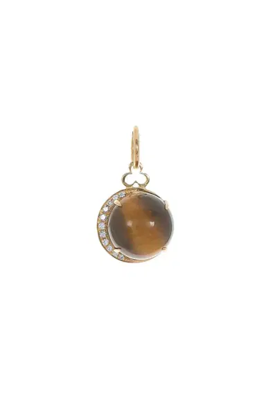 DEVON WOODHILL Tiger's Eye Moon Charm | Thumbnail 1