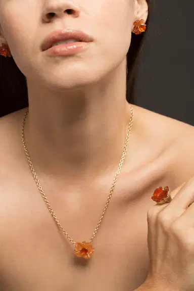 IRENE NEUWIRTH JEWELRY Tiny Oval Link Chain Necklace | Thumbnail 2