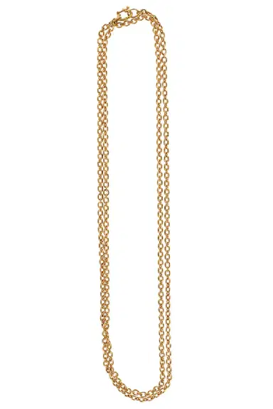 IRENE NEUWIRTH JEWELRY Tiny Oval Link Chain Necklace | Thumbnail 3
