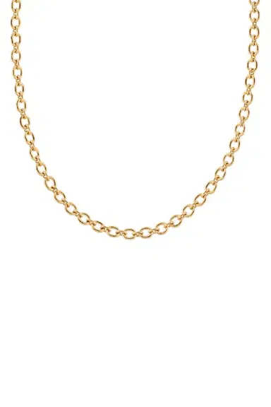 IRENE NEUWIRTH JEWELRY Tiny Oval Link Chain Necklace | Thumbnail 1