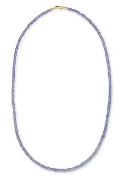 LIZZIE FORTUNATO FINE Tiny Tanzanite Bead Necklace- 16in | Thumbnail 1