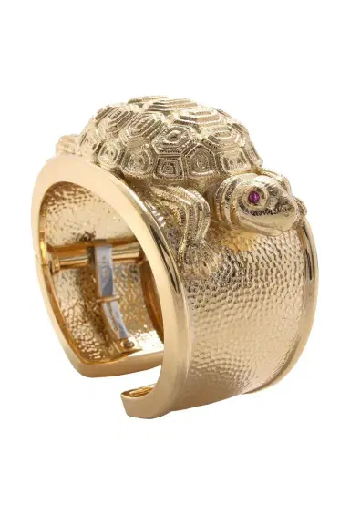DAVID WEBB Tortoise Repousse Bracelet | Thumbnail 1 DAVID WEBB Tortoise Repousse Bracelet | Thumbnail 1