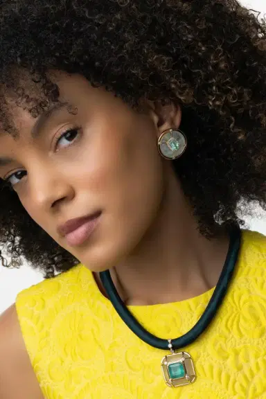 DENISE CASSOU Tourmaline Sphere Earrings | Thumbnail 2
