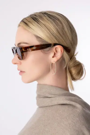 Gucci Transparent Rectangle Sunglasses | Thumbnail 4
