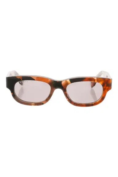 Gucci Transparent Rectangle Sunglasses | Thumbnail 1