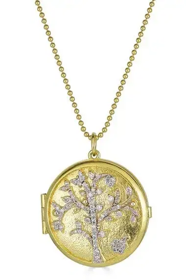 TANYA FARAH Tree of Life Locket Necklace | Thumbnail 1