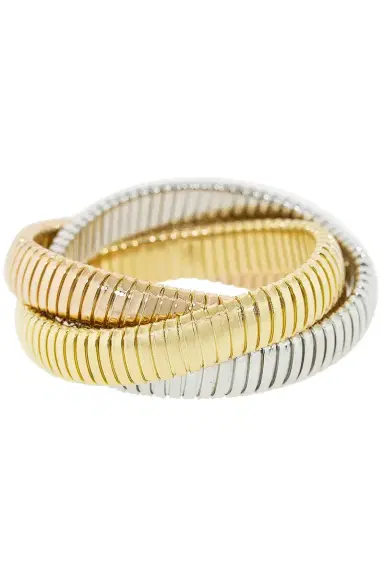 SIDNEY GARBER Tri-Color Rolling Band Bracelet | Thumbnail 1 SIDNEY GARBER Tri-Color Rolling Band Bracelet | Thumbnail 1