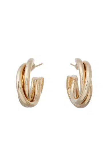 SIDNEY GARBER Triple Intertwined Hoop Earrings | Thumbnail 1