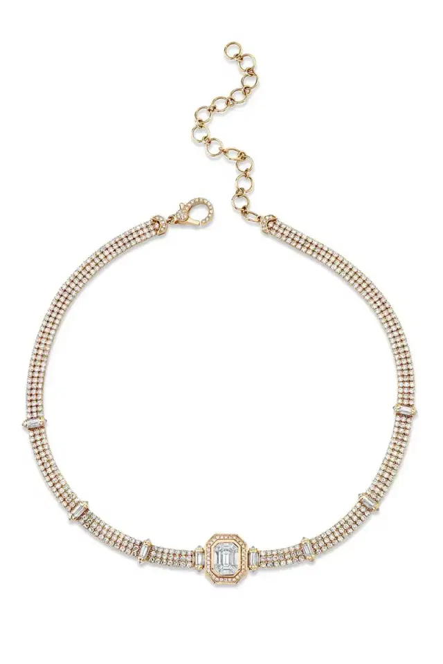 SHAY JEWELRY Triple Thread Illusion Choker