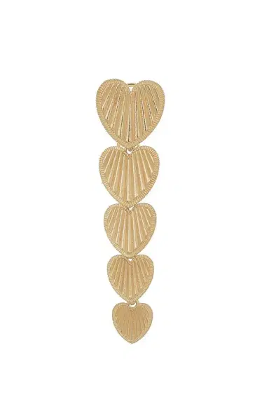 Foundrae True Love - Graduated Heart Token Earring | Thumbnail 1