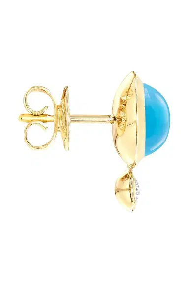 TAMARA COMOLLI Turquoise Bouton Earrings | Thumbnail 5