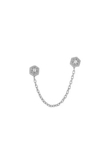 STEPHANIE ANDERS XO Two Hexagon Piercing | Thumbnail 2 STEPHANIE ANDERS XO Two Hexagon Piercing | Thumbnail 2