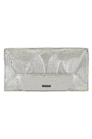 Aquazzura Vacanza Clutch - Silver | Thumbnail 1