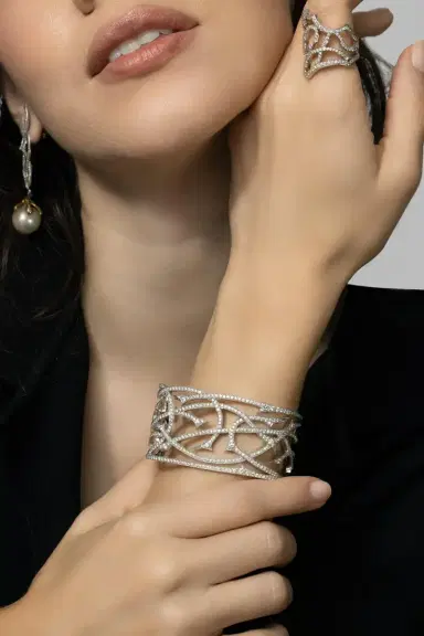 PARULINA Vines In The Woods Diamond Bracelet | Thumbnail 2