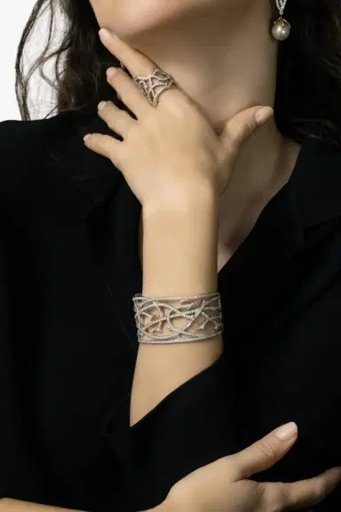 PARULINA Vines In The Woods Diamond Bracelet | Thumbnail 4