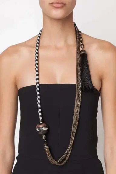 Lanvin Vita Long Tassle Necklace | Thumbnail 2 Lanvin Vita Long Tassle Necklace | Thumbnail 2