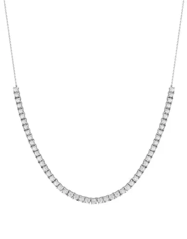 DANA REBECCA DESIGNS White Gold Ava Bea Diamond Tennis Necklace | Thumbnail 1