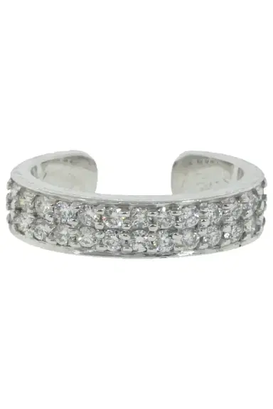 Anita Ko White Gold Double Row Diamond Ear Cuff | Thumbnail 4 Anita Ko White Gold Double Row Diamond Ear Cuff | Thumbnail 4