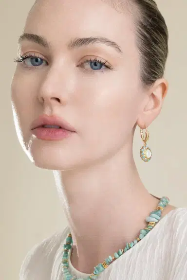 Gas Bijoux White Tao Splash Earrings | Thumbnail 3 Gas Bijoux White Tao Splash Earrings | Thumbnail 3