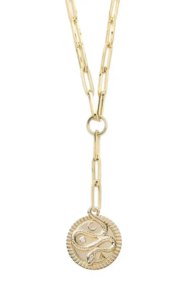 Foundrae Wholeness Classic Fob Clip Extension Chain Necklace
