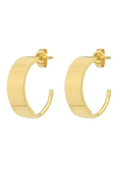 Jennifer Meyer Wide Ellen Hoops | Thumbnail 1