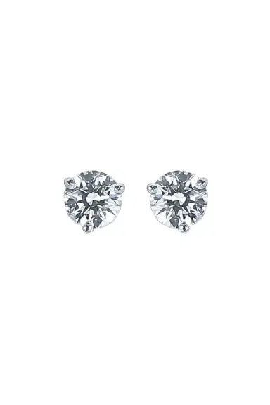 WITH LOVE With Love diamond solitaire stud earrings - 1.4ct | Thumbnail 1