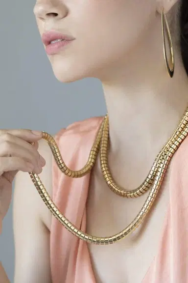 SIDNEY GARBER Yellow Gold Ophelia Necklace 17in | Thumbnail 5 SIDNEY GARBER Yellow Gold Ophelia Necklace 17in | Thumbnail 5