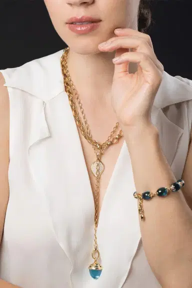 TAMARA COMOLLI Yellow Gold Signature Chain Necklace | Thumbnail 2