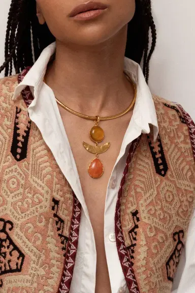 Sylvia Toledano Yellow Onyx Sunset Pendant | Thumbnail 2