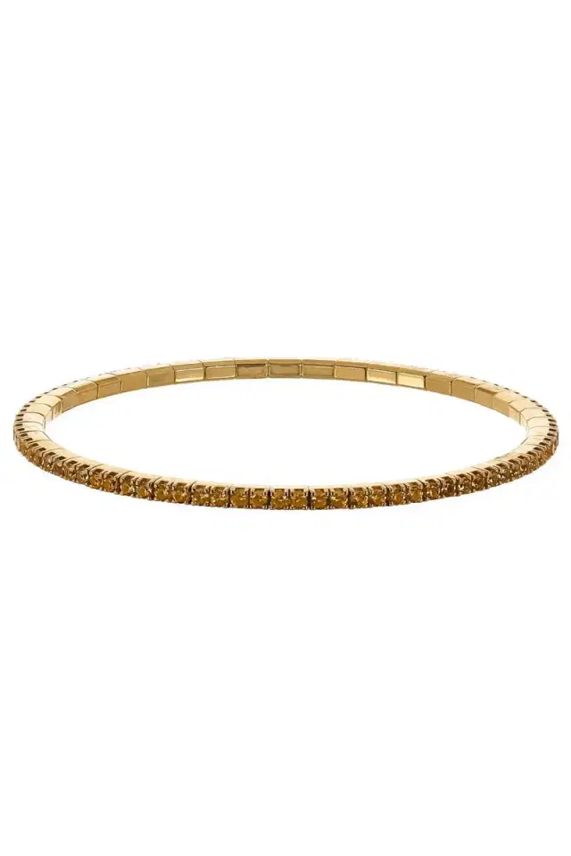 ROBERTO DEMEGLIO Yellow Sapphire Extensible Stretch Bracelet