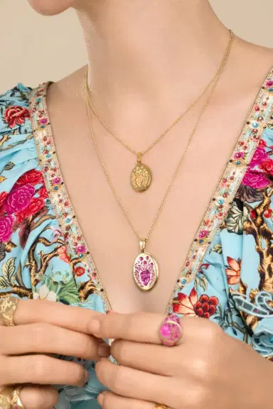 CASTRO SMITH Yellow Small Heart Pendant Necklace | Thumbnail 4 CASTRO SMITH Yellow Small Heart Pendant Necklace | Thumbnail 4