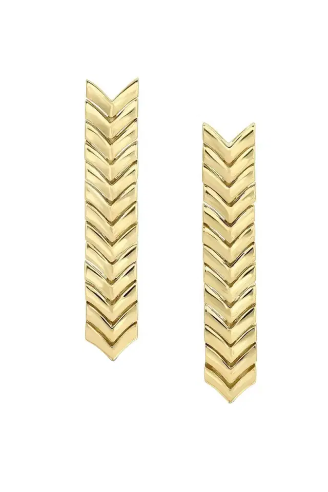 Anita Ko Zipper Drop Earrings