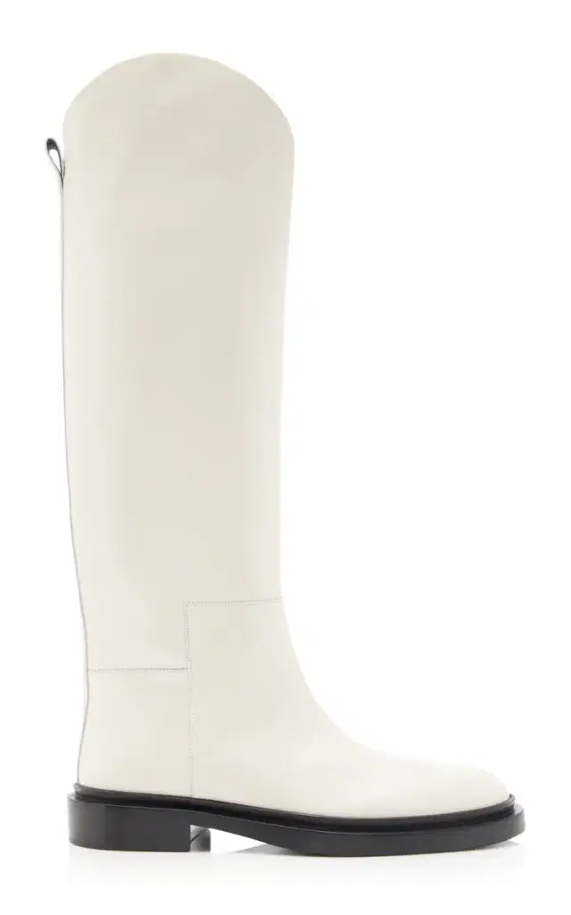 Jil Sander Leather Knee-High Boots
