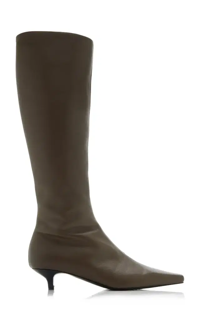 Toteme The Slim Leather Knee Boots
