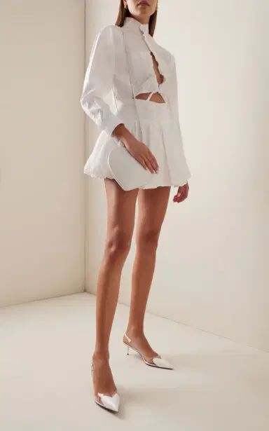 Alaïa Le Cœur PVC; Leather Slingback Pumps | Thumbnail 2 Alaïa Le Cœur PVC; Leather Slingback Pumps | Thumbnail 2