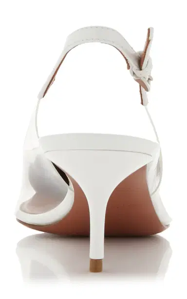 Alaïa Le Cœur PVC; Leather Slingback Pumps | Thumbnail 5 Alaïa Le Cœur PVC; Leather Slingback Pumps | Thumbnail 5