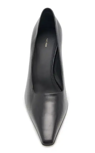 The Row Leather Kitten Pumps | Thumbnail 4 The Row Leather Kitten Pumps | Thumbnail 4
