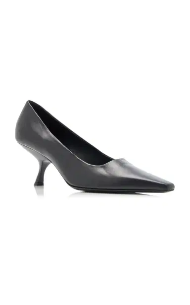 The Row Leather Kitten Pumps | Thumbnail 6 The Row Leather Kitten Pumps | Thumbnail 6